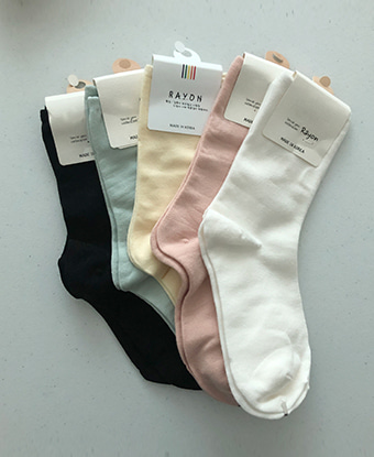 Rayon Socks (5Colors)