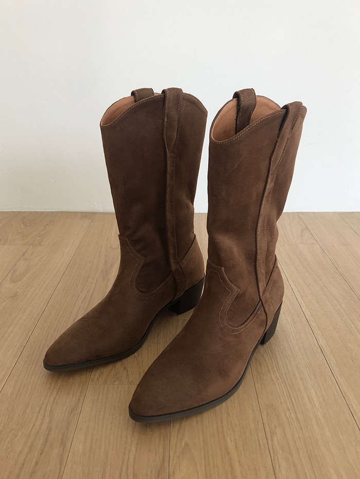 Middle Suede Boots [225-250]