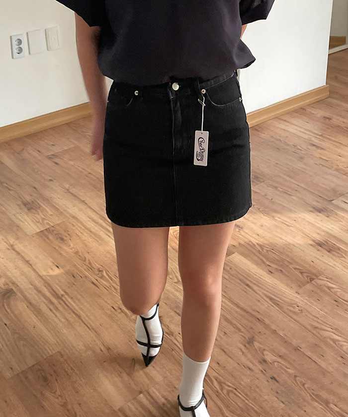 Cone Mini Skirts (2Colors)